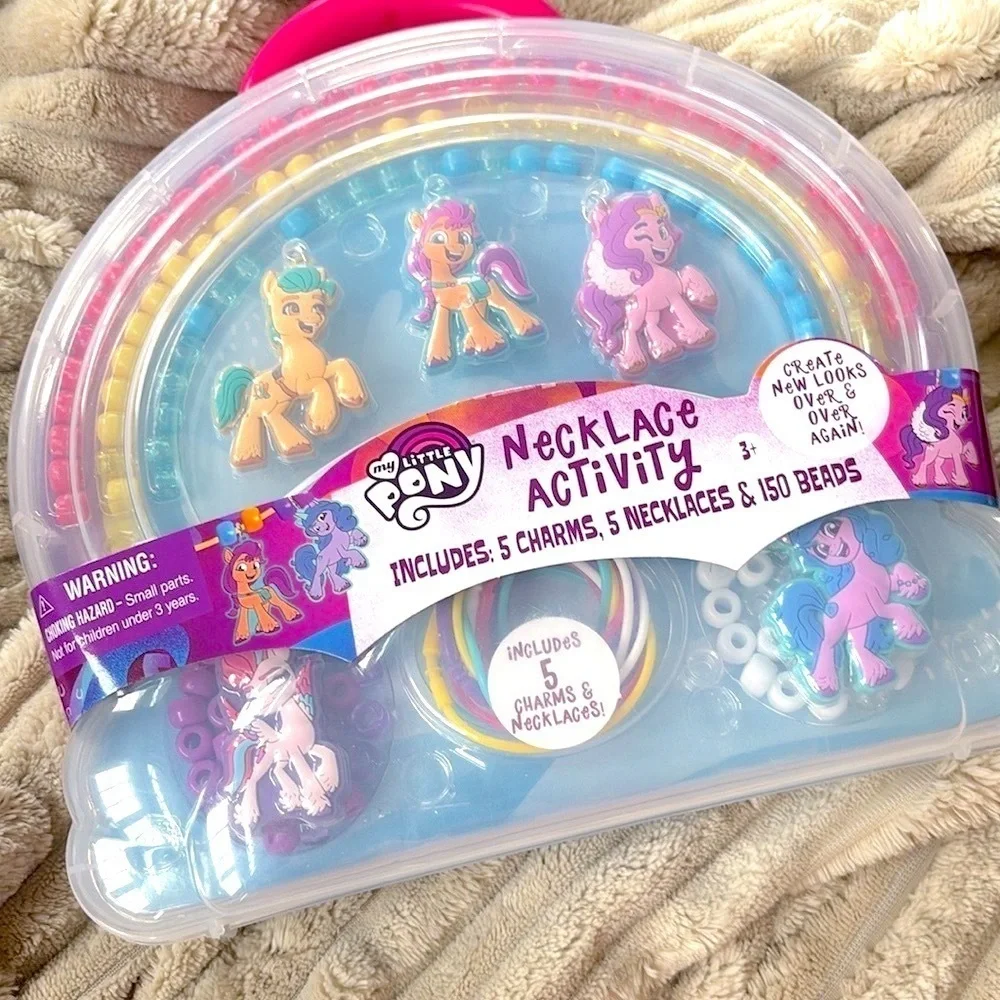 Brand New My Little Pony Charm Necklace Jewelry Beads Craft Activity Kit Toy